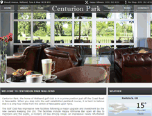 Tablet Screenshot of centurionpark.com